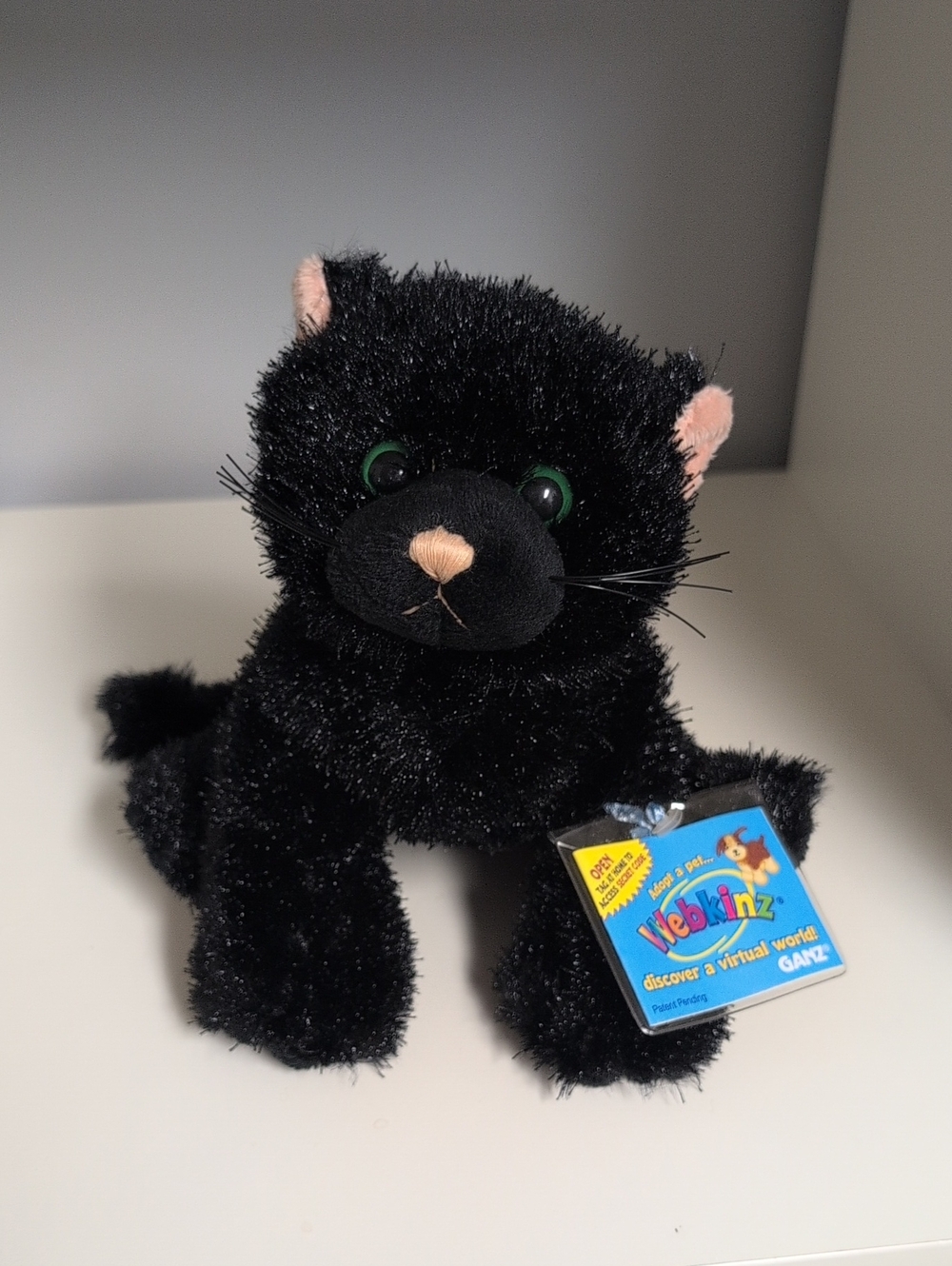 ❤️NWT❤️ Webkinz Black Cat With Sealed Code GANZ Y2K Collectible Plush